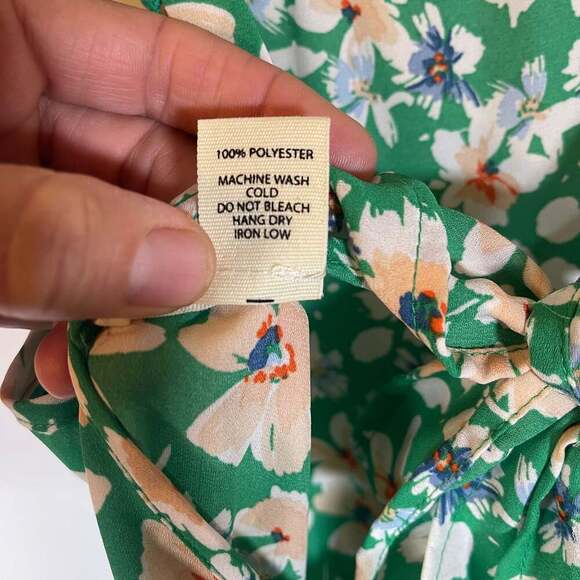 Jessica Simpson Womens Green Floral Sleeveless Maxi Dress with Back Tie Sm - Picture 6 of 9